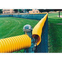 Poly-Cap Fence Protection, 250 ft., Bright Yellow