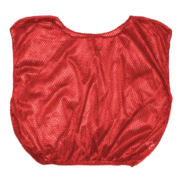Youth Red Scrimmage Vests (12 per Pack)