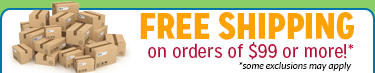 Free Shipping on Orders $99 or more!