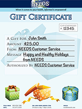 NEEDS Gift Certificate