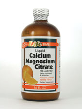 Liquid Calcium Magnesium Citrate Orange Vanilla