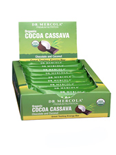 Organic Cocoa Cassava Bars - Chocolate & Coconut