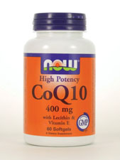 High Potency CoQ10 with Lecithin & Vitamin E 400 mg