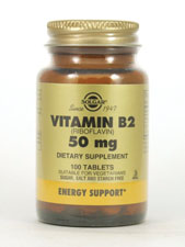 Vitamin B2 (Riboflavin) 50 mg