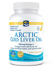 Arctic Cod Liver Oil Soft Gels - Lemon