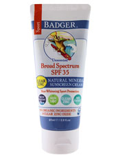Broad Spectrum SPF 35 Unscented Clear Zinc Natural Mineral Sunscreen Cream