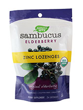 Sambucus Elderberry Zinc Lozenges Original