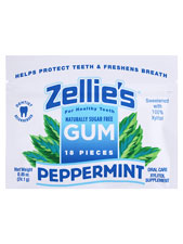 Peppermint Gum Resealable Pouch