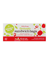 Reclosable Sandwich Size Storage Bags