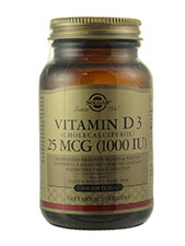 Vitamin D3 25mcg (1000 IU)
