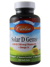 Solar D Gems Vitamin D3 4,000 IU