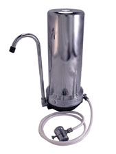Chrome Counter Top Water Purifier Average 5 Micron