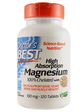 High Absorption 100% Chelated Magnesium 100 mg