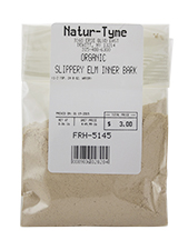 Powdered Slippery Elm Inner Bark Certified Organic