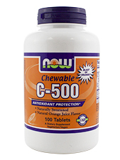 Chewable C-500 - Natural Orange Juice Flavor 500 mg