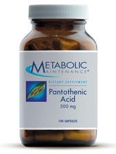 Pantothenic Acid 500 mg