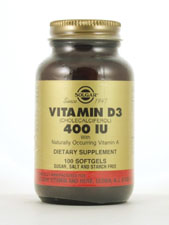 Natural Vitamin D3 (Cholecalciferol) 400 IU