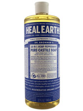 18-in-1 Hemp Peppermint Pure-Castile Soap