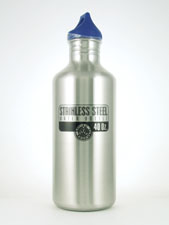 40-Oz Stainless Steel Water Bottle with Cap