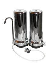 Chrome Water Filter with Fluoride Upgrade