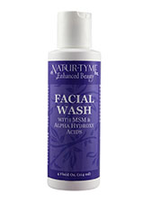 Facial Wash with MSM and Alpha Hydroxy Acids