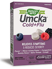 Umcka Cold+Flu Chewable Tablets - Berry Flavor