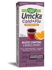 Umcka Cold+Flu Fructose Free Syrup - Orange Flavor