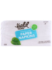 100% Recycled Paper Napkins - 1-Ply