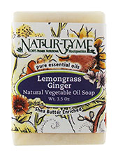 Natural Vegetable Oil Soap - Lemongrass Ginger