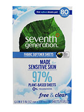 Free & Clear Fabric Softener Sheets