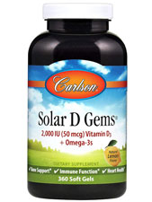 Solar D Gems Vitamin D3 2,000 IU