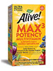 Alive! Max 3 Potency Multi-Vitamin No Iron Added