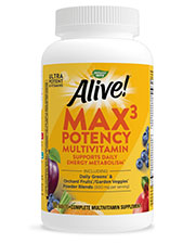 Alive! Max 3 Potency MultiVitamin