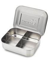 LunchBots Quad Stainless Steel Divided Container