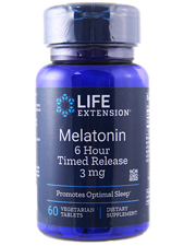 Melatonin 6 hour Timed Release 3 mg