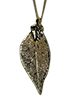 Evergreen Lace Leaf Necklace