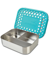 Trio Dots Stainless Steel Divided Container
