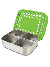 Quad Dots Stainless Steel Divided Container