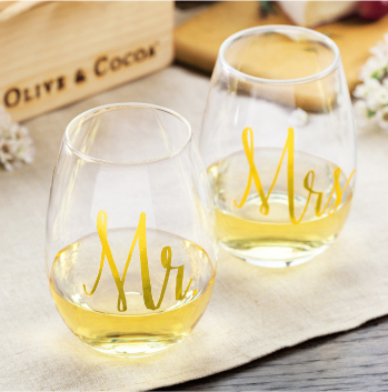 Gilded Wine Glasses