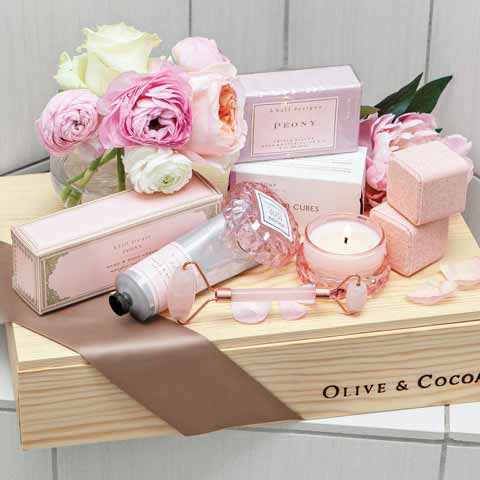 Peony Blush Spa Set Perfect For Pampering On Mother's Day 