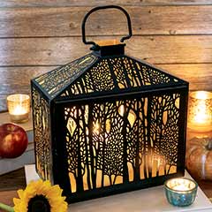 Black Forest Metal Lantern