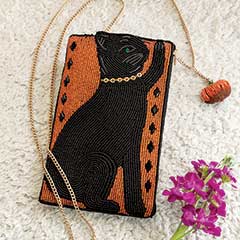 Mary Frances Chat Noir Handbag