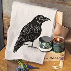 Raven & Candle Gift Set