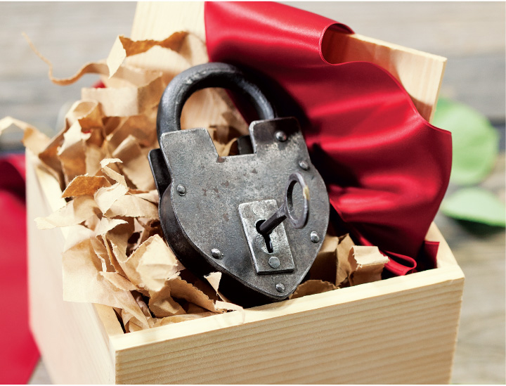 Parisian Love Lock And Key