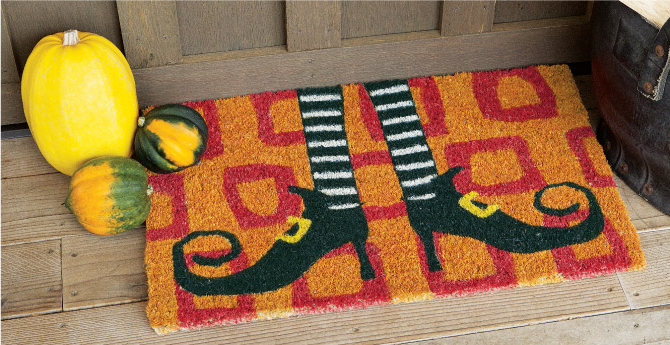 Witch's Legs Door Mat