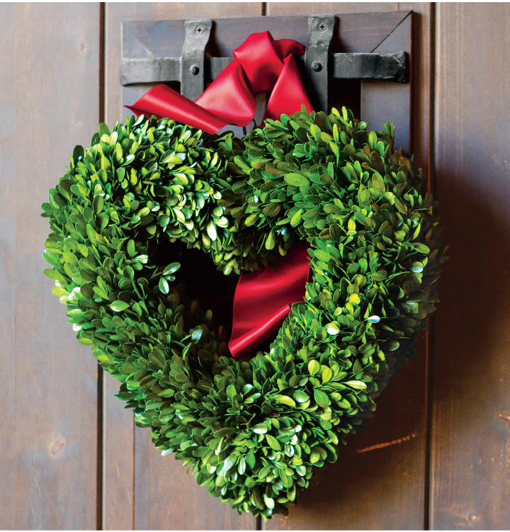 Heart Boxwood Wreath