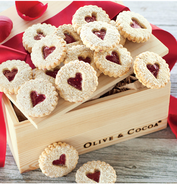 Heart Windowpane Cookies
