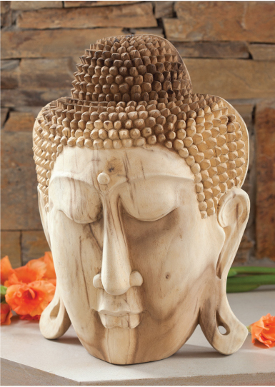 Noble Buddha Wooden Sculpture