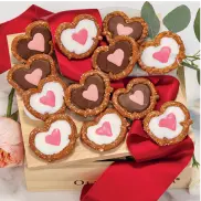 Chocolate Heart Pretzels