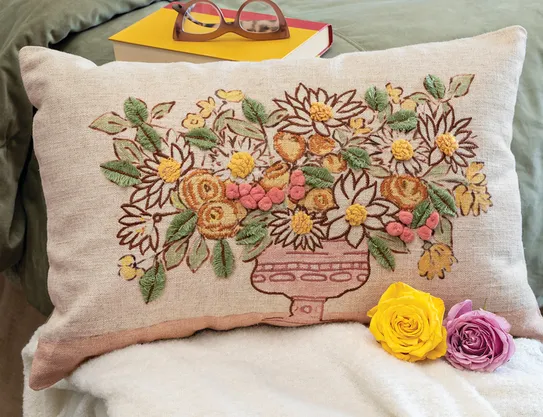 Floral Bouquet Pillow